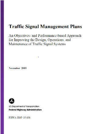 Traffic Signal Management Plans