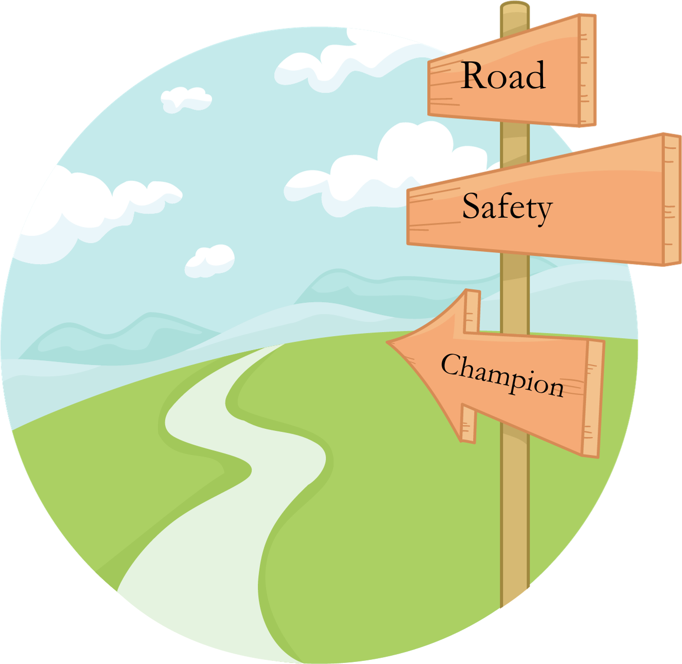 Road Safety Champion graphic